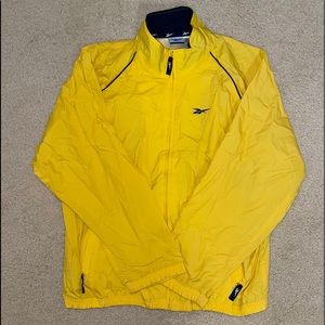 Vintage Yellow Reebok Wind Breaker
